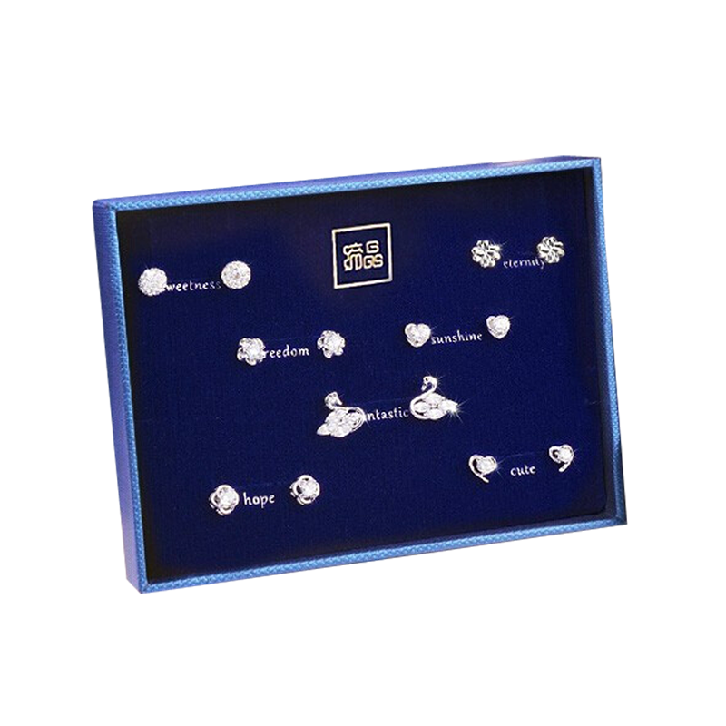 缔晶 镜面银质耳饰