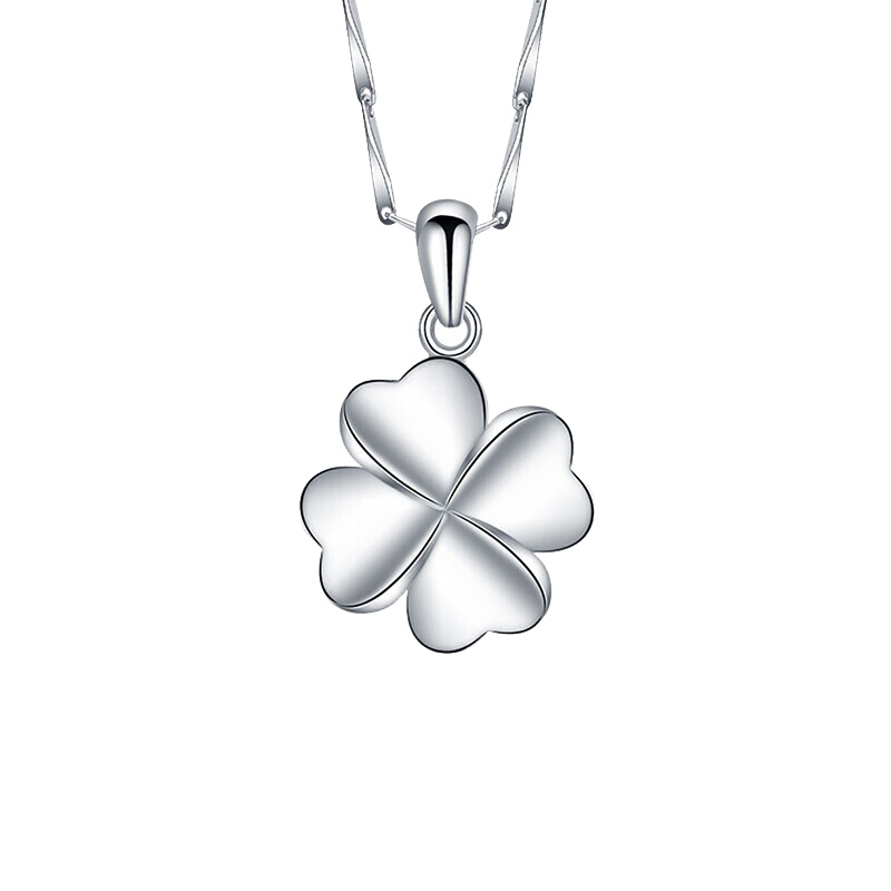 卡蒂罗四叶草纯银项链