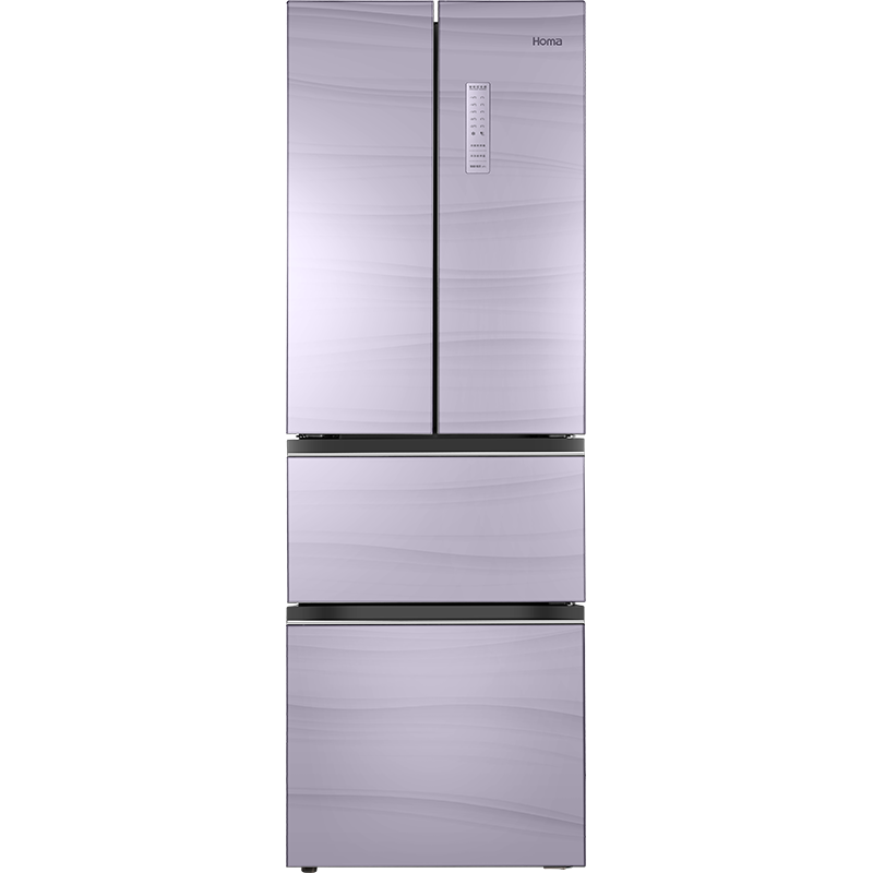 奥马一键速冷设计多开门冰箱