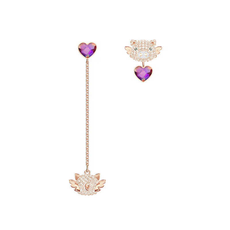 施华洛世奇 飞小猪耳饰