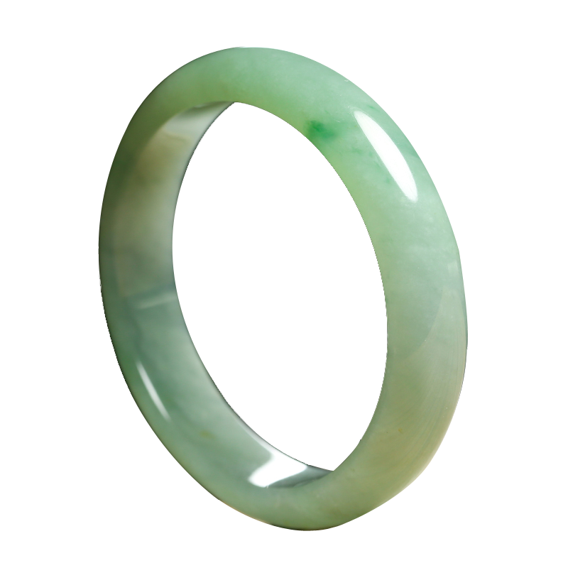 净心石 冰透 翡翠玉镯