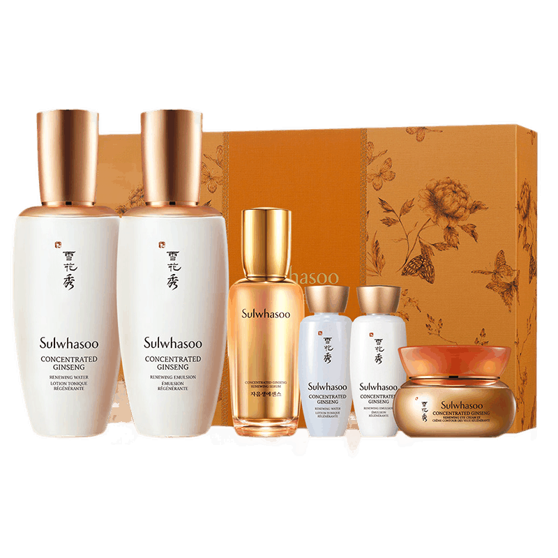雪花秀 滋盈生人参焕颜护肤套装