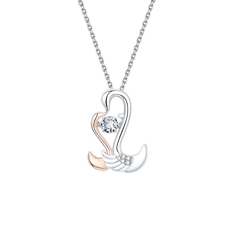 Mymiss鹅心永恒项链