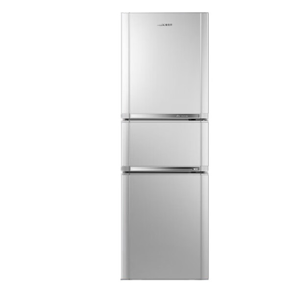 奥克斯三门静音节能冰箱