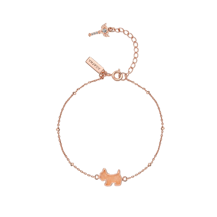 AGATHA 小狗造型 手链