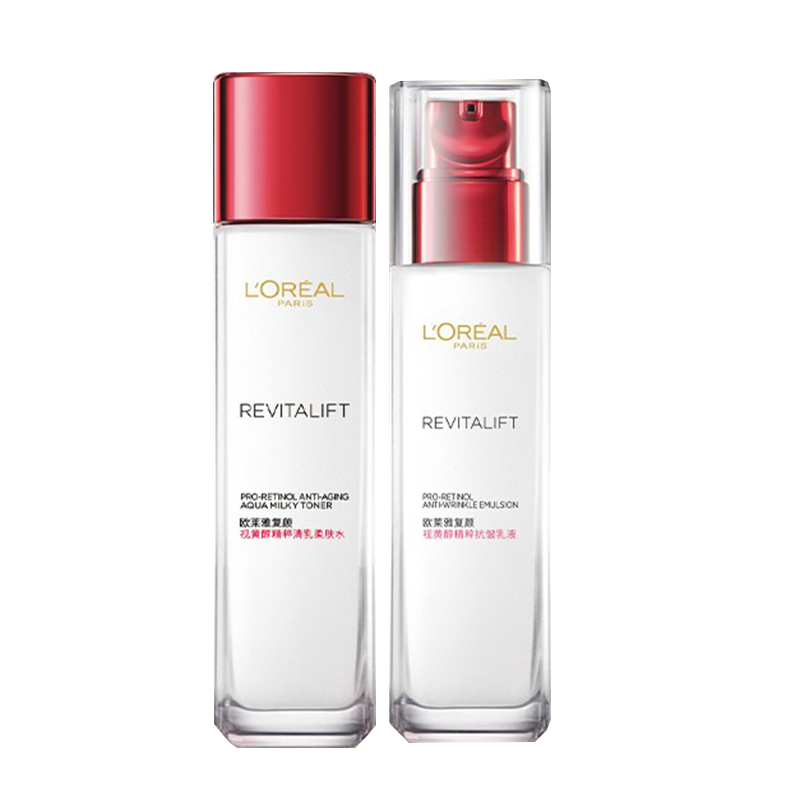 欧莱雅 积雪草精粹护肤套装