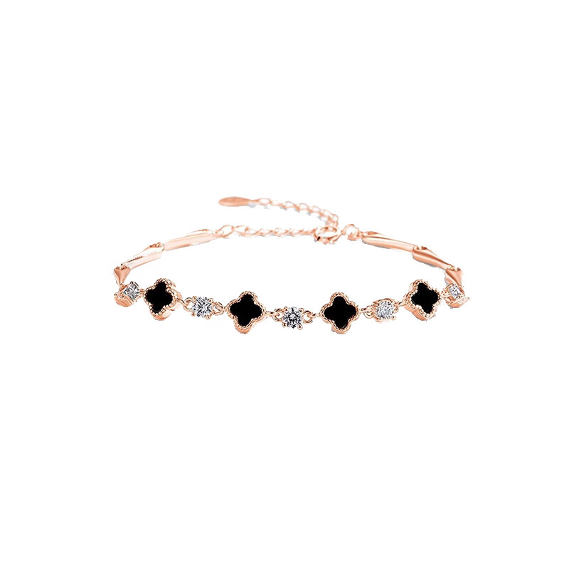 欧伯曼 四叶草潮流手链