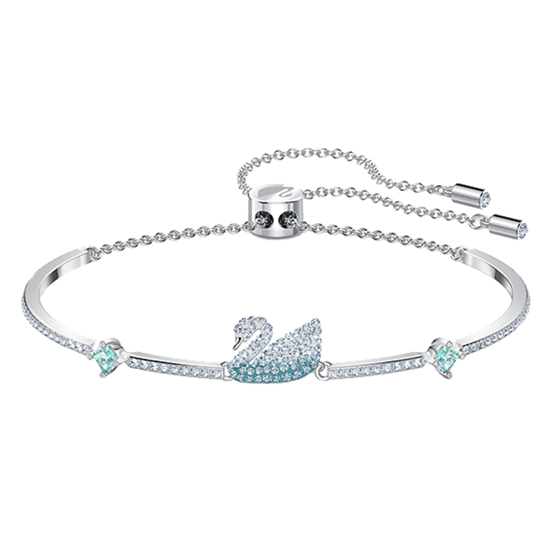 施华洛世奇蓝色天鹅手链