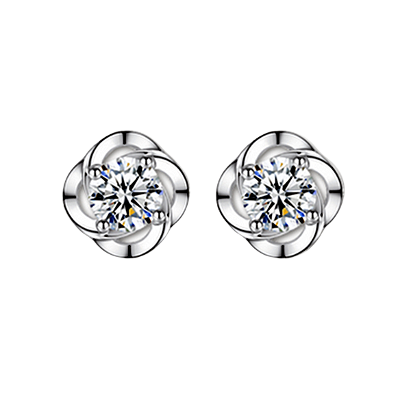 缔晶 镜面抛光银耳饰