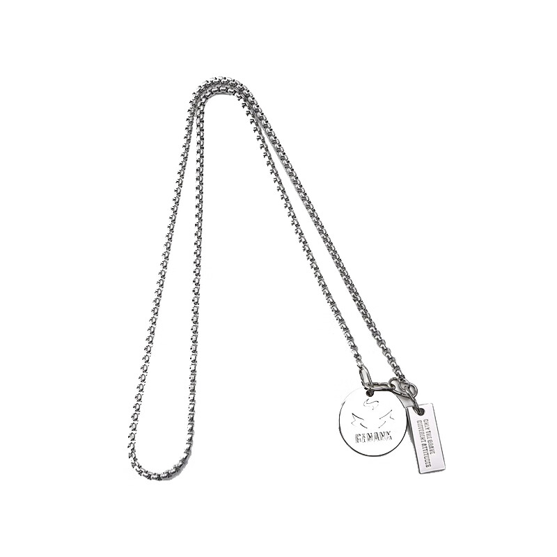 Genanx 圆形金属项链
