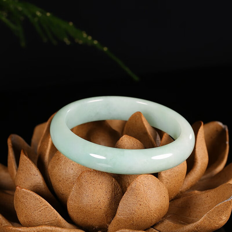 泽心雅玉 水头十足 翡翠手镯