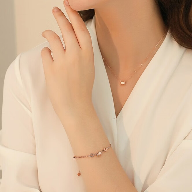 曼蒂娅 小蛮腰镀金手链