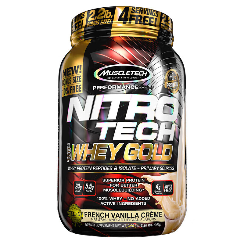 肌肉科技 金装正氮 乳清蛋白粉