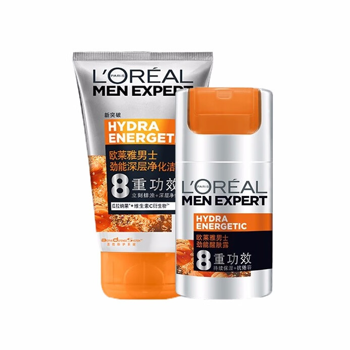 欧莱雅 咖啡因男士护肤套装