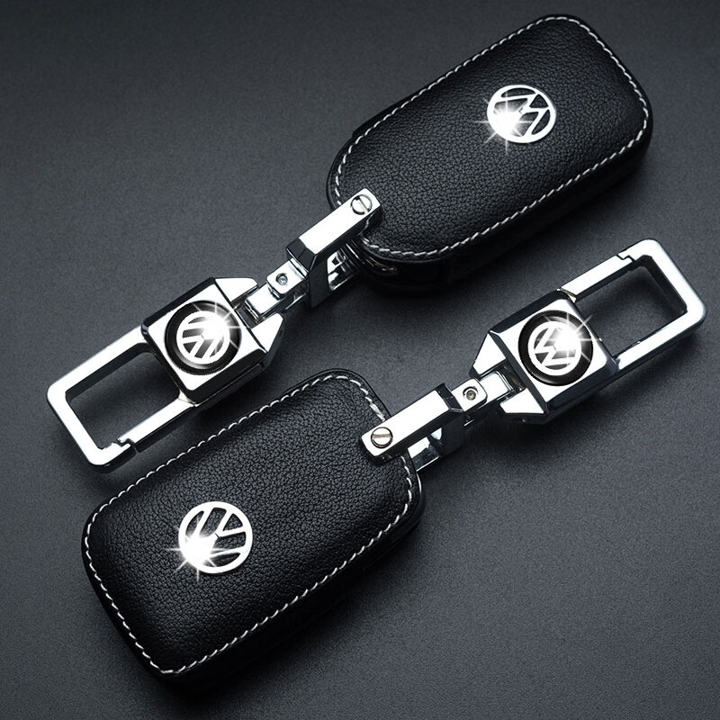 宜创 头层牛皮钥匙扣