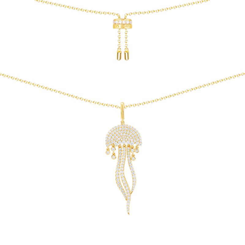 APM 水母情侣项链