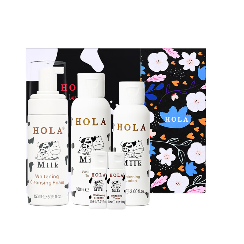 赫拉 牛奶焕白保湿 护肤套装