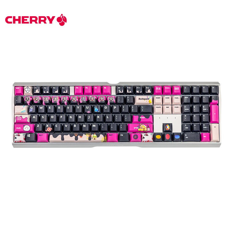樱桃甜食宠溺主题机械键盘 ，送女朋友创意生日礼物