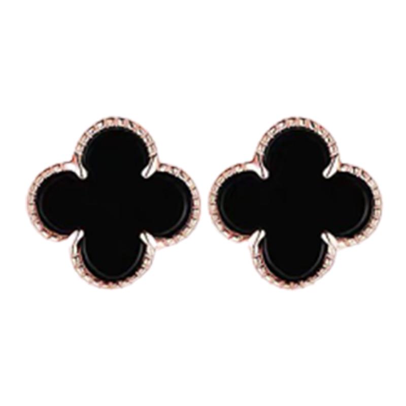 莞晗 四叶草简约耳饰