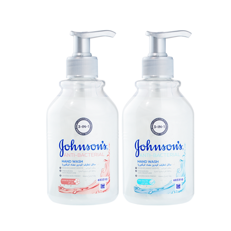 强生 抑菌杏花洗手液