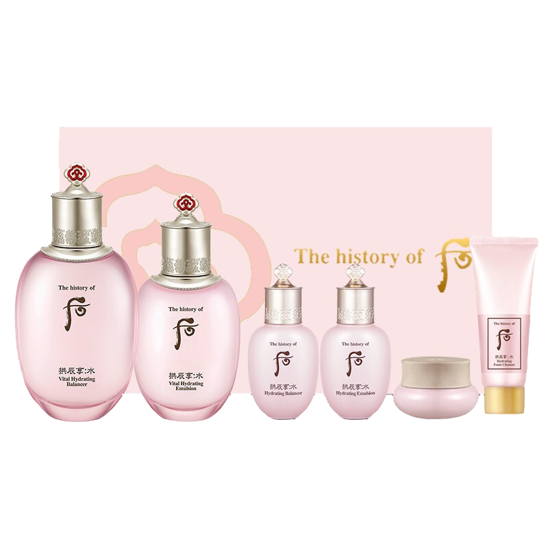 后 清爽补水护肤套装