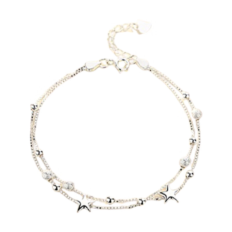 银千惠星星双层链手链