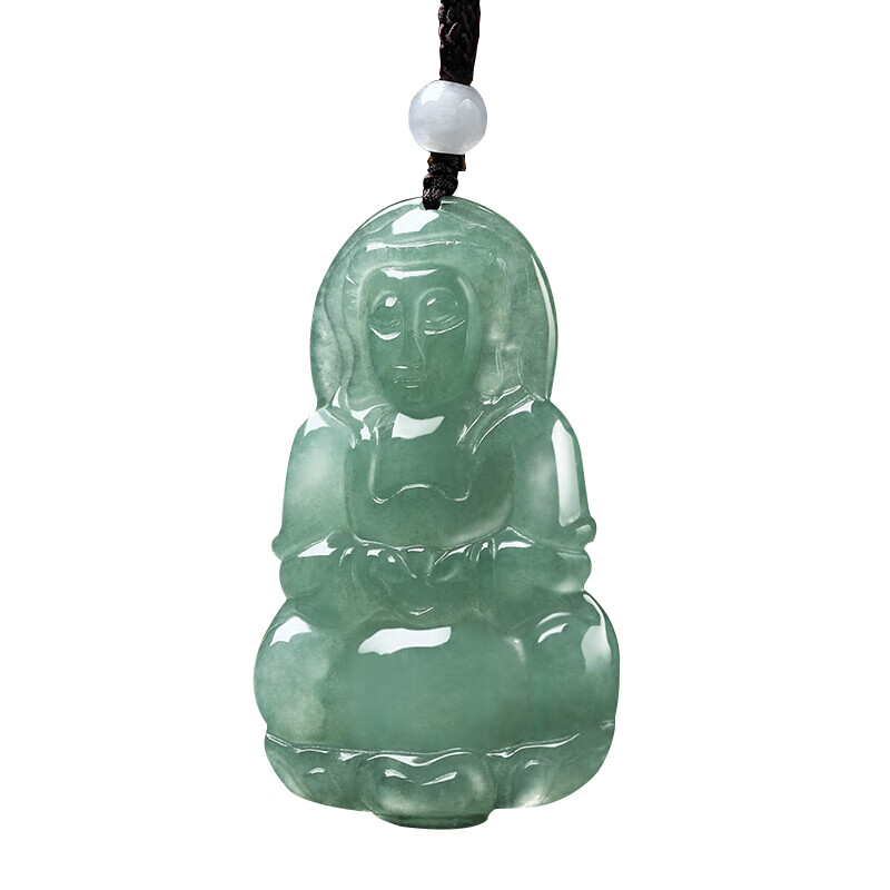 初源 冰糯种 翡翠吊坠