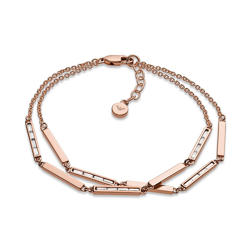 阿玛尼 叠戴设计 女士手链