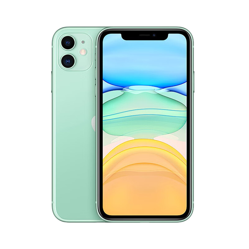 Apple 绿色小清新手机
