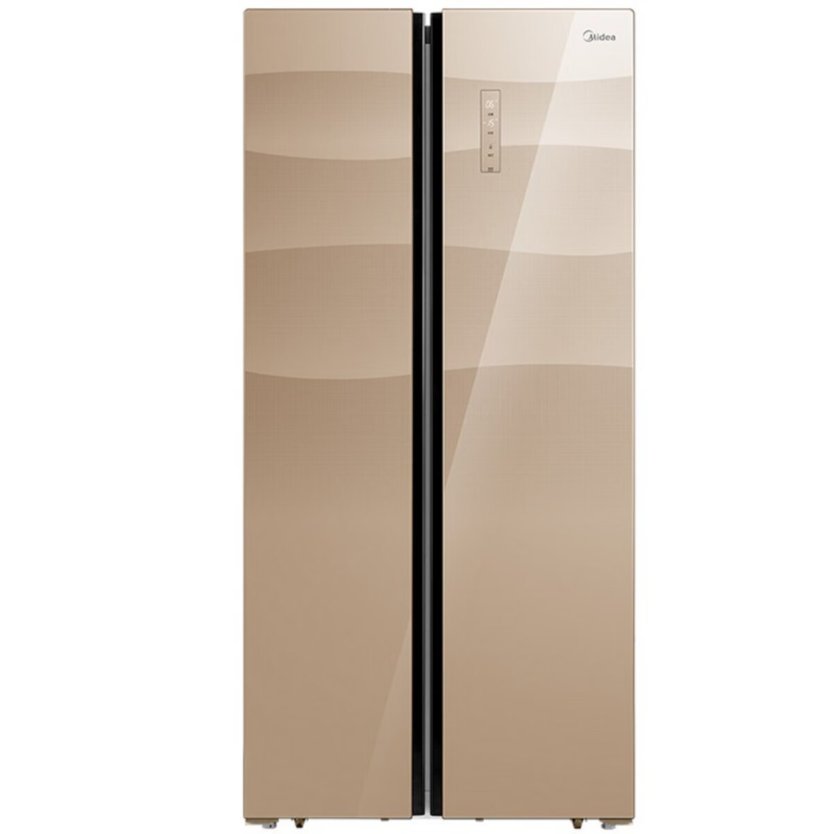 美的对开门变频冰箱