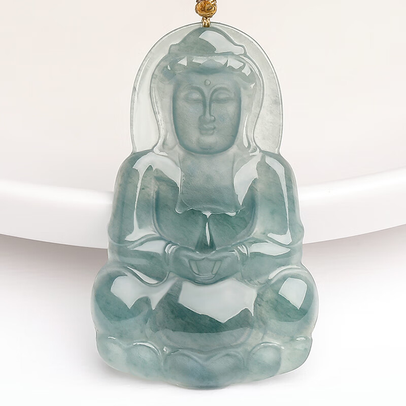 东方雅翠 浅色翡翠吊坠