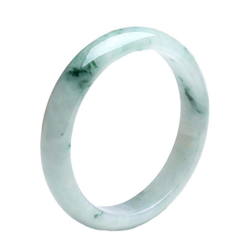 珍唯伊 飘花翡翠手镯