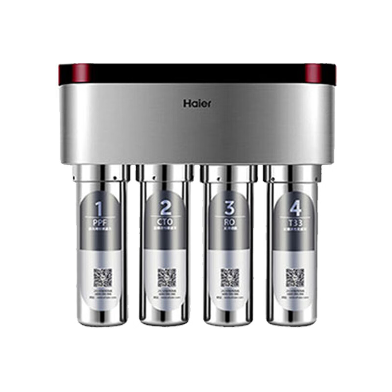 海尔 不锈钢外壳净水器