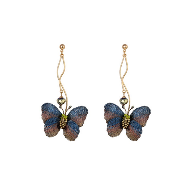 茜子 蝴蝶流苏 耳饰