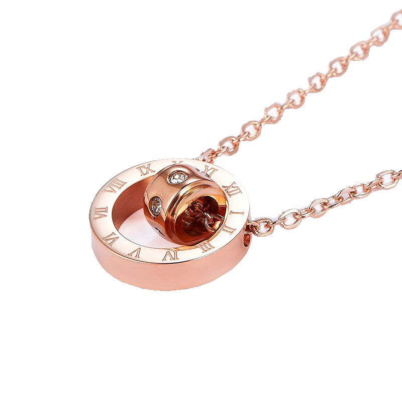 LUCKYKILA彩金双环项链