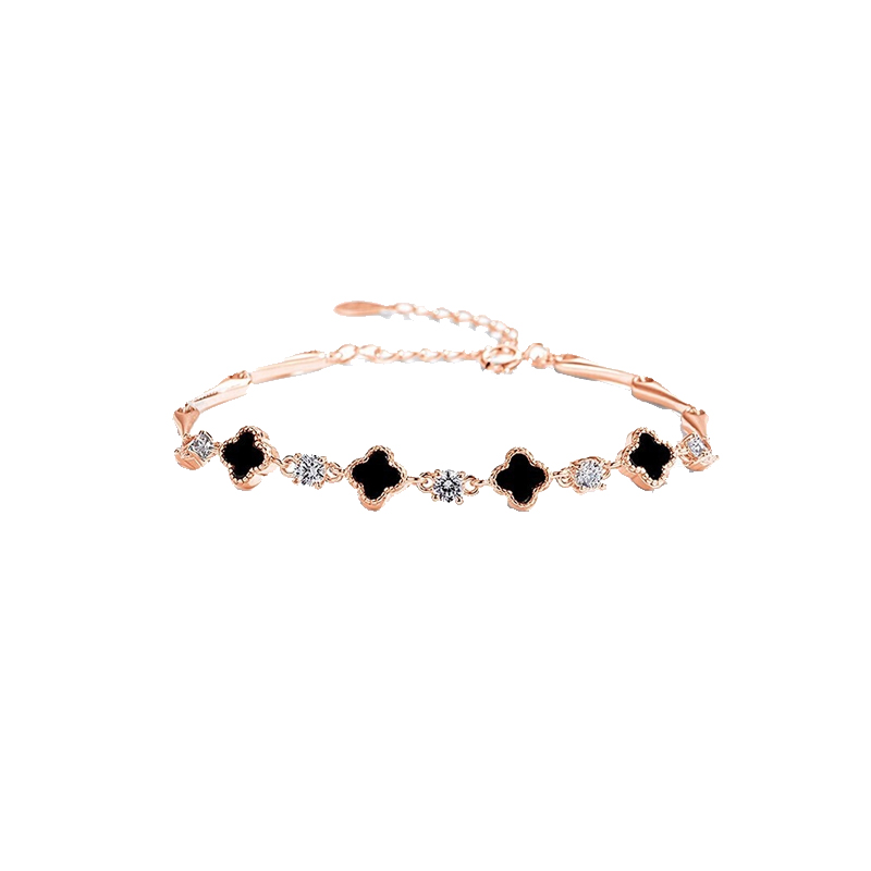 欧伯曼 浪漫四叶草手链