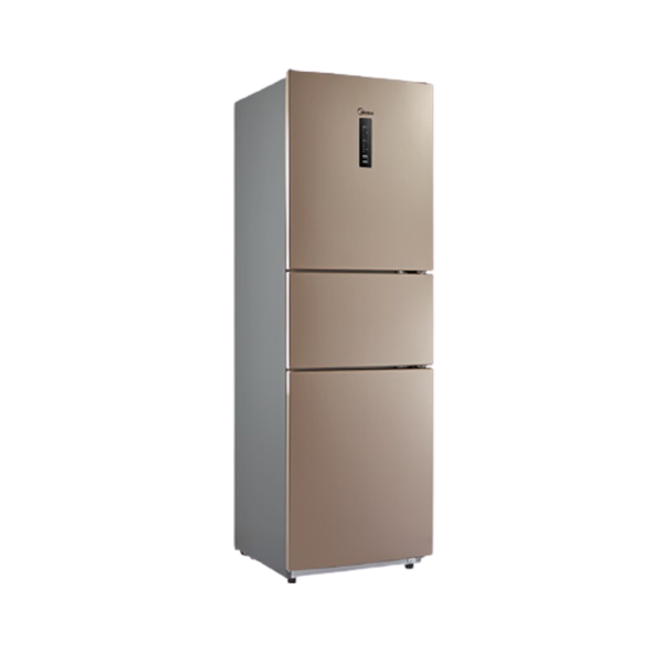 美的风冷无霜三门冰箱