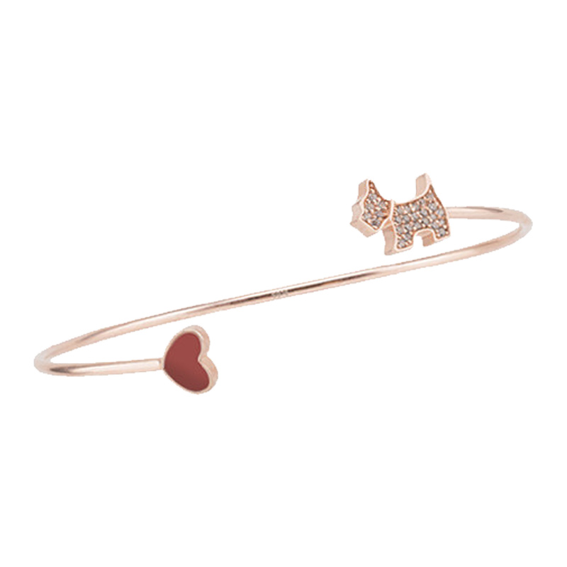 AGATHA爱心小狗手链