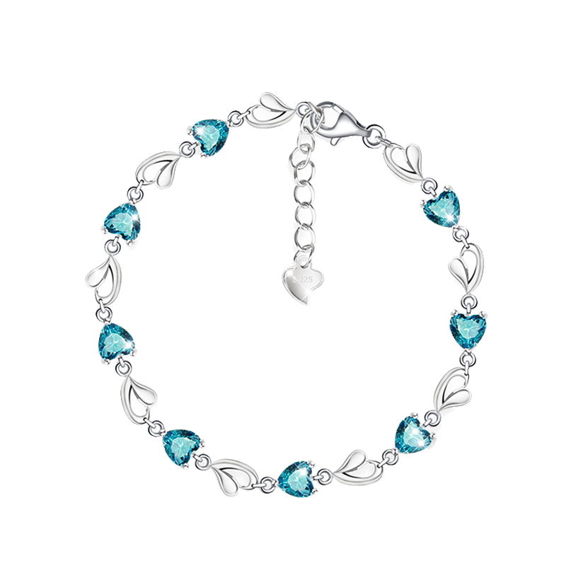 城市玉光 海洋之心手链