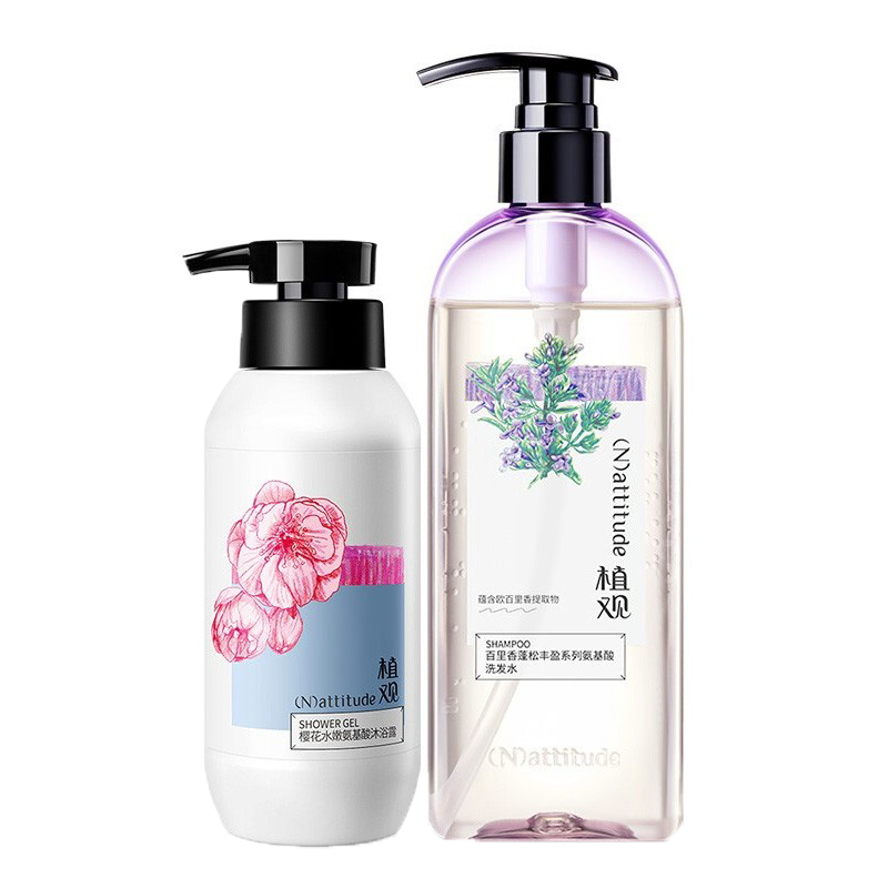 植观 氨基酸樱花沐浴露