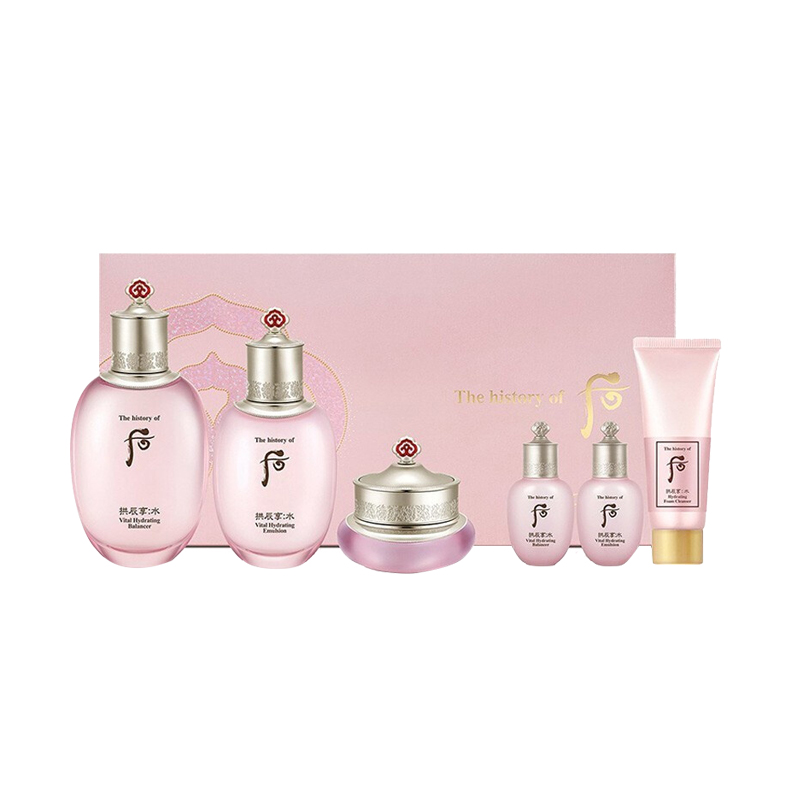 后 清爽补水护肤套装