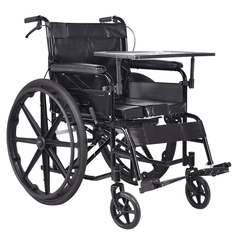揽康 皮革坐垫轮椅