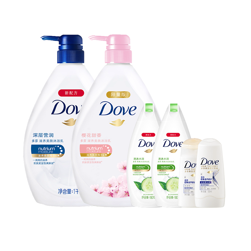 多芬 多种味道沐浴露