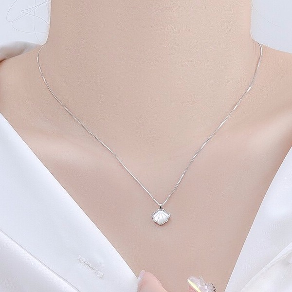 缔晶 经典贝壳吊坠项链