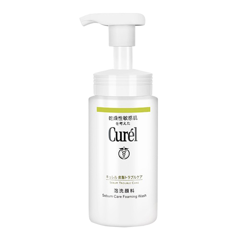 珂润 控油保湿洁面泡沫洗面奶