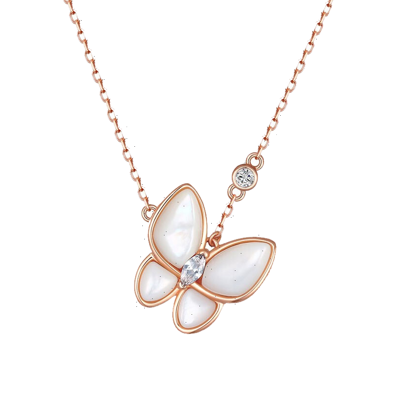 诗筠 蝴蝶 项链