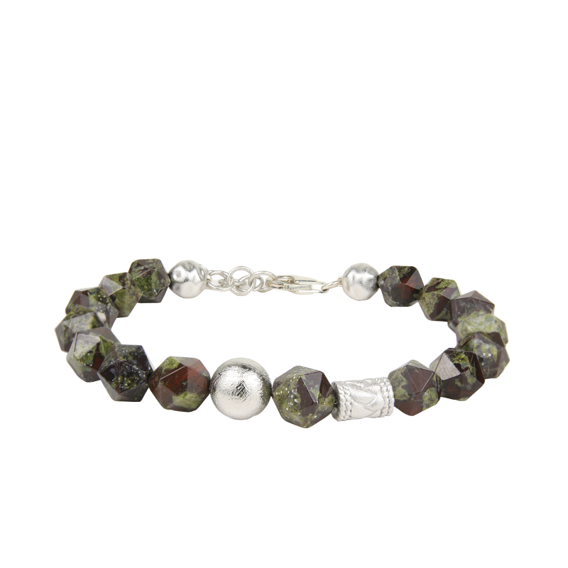 AWNL欧美风龙血石手链