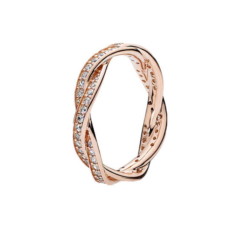 潘多拉 玫瑰金 戒指