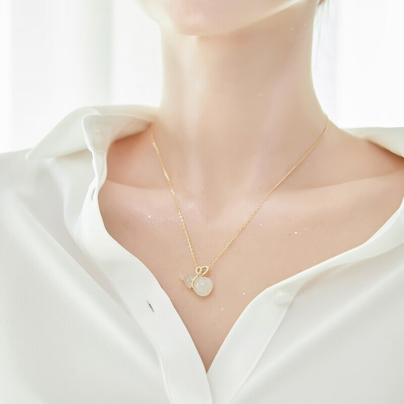 QIMEILA 小葫芦吊坠项链