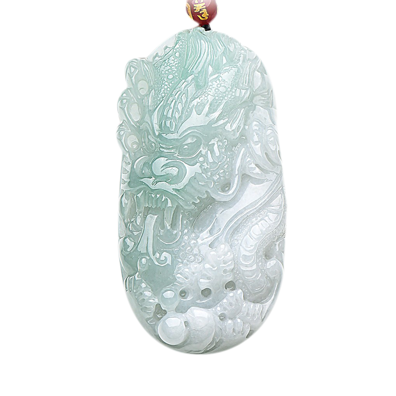 可玉可求精工雕刻翡翠吊坠